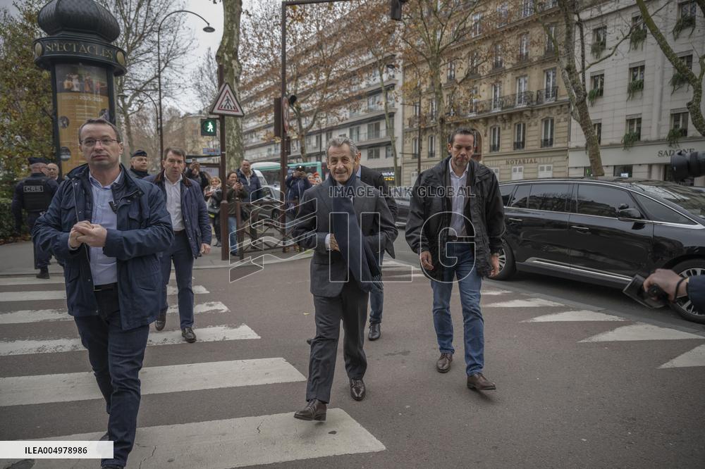 Nicolas Sarkozy At Book Signing Event - Paris