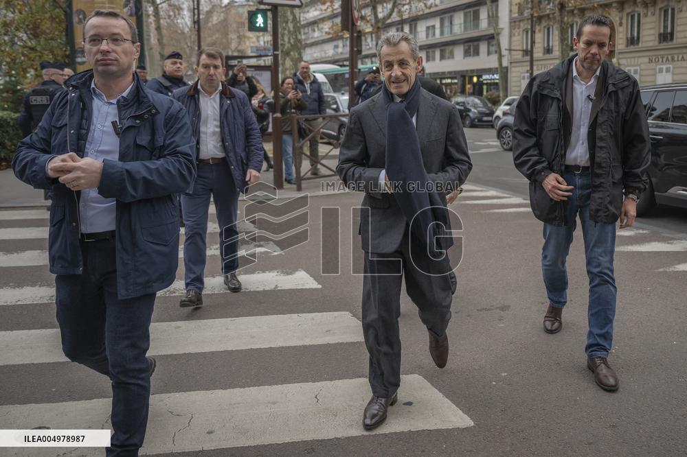 Nicolas Sarkozy At Book Signing Event - Paris