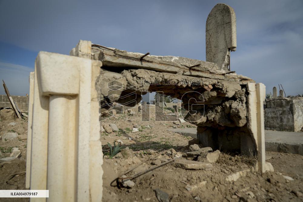 Cemeteries Destroyed In Gaza Strikes