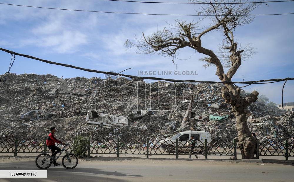Destroyed Firas Public Market - Gaza