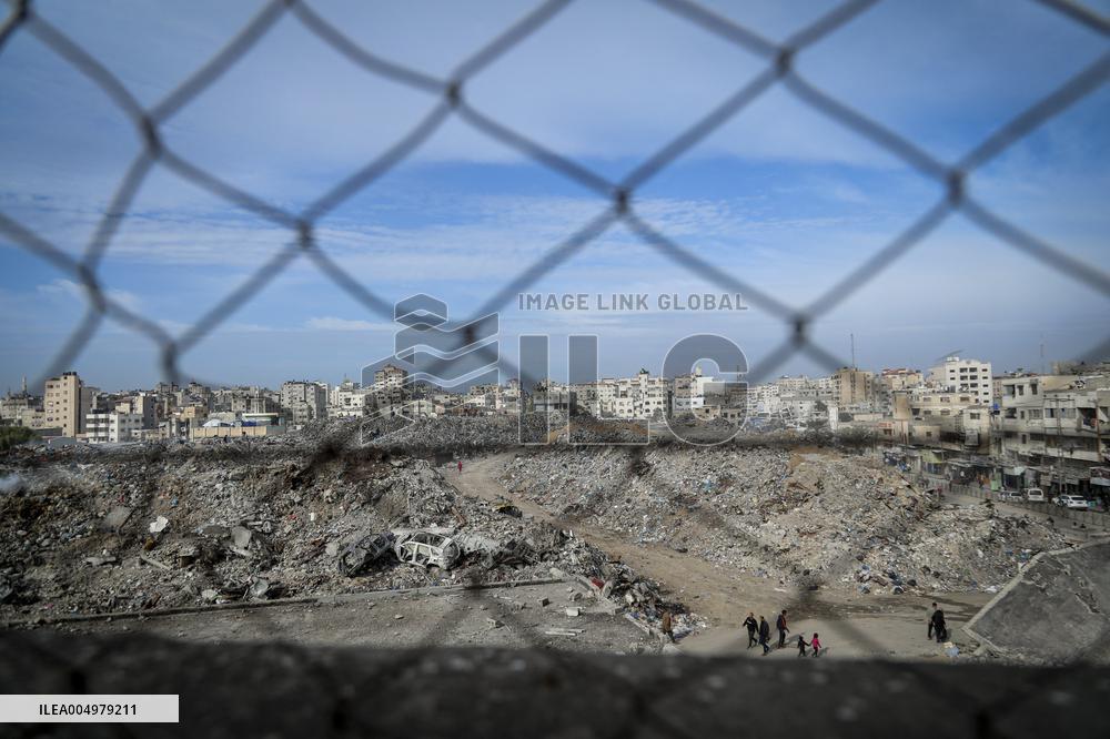 Destroyed Firas Public Market - Gaza