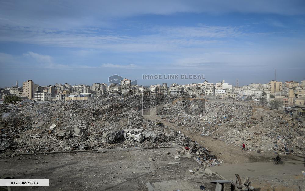 Destroyed Firas Public Market - Gaza