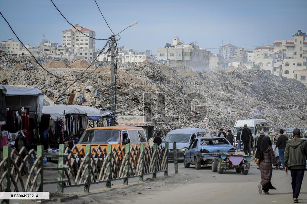 Destroyed Firas Public Market - Gaza
