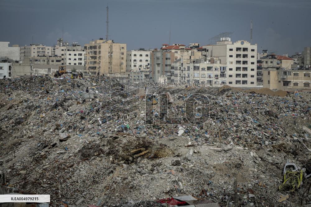 Destroyed Firas Public Market - Gaza