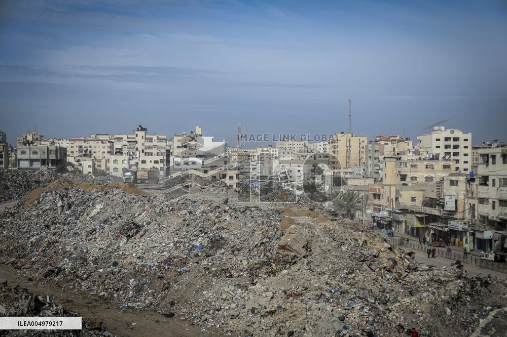Destroyed Firas Public Market - Gaza