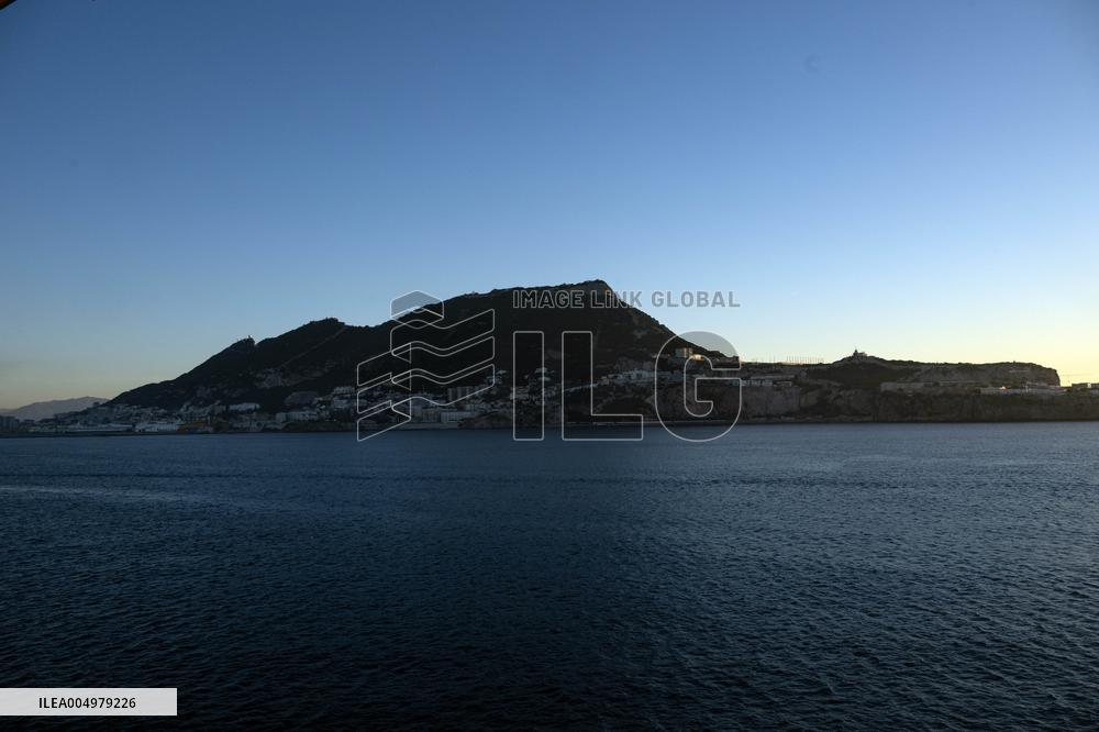 Gibraltar From a Cruise Ship