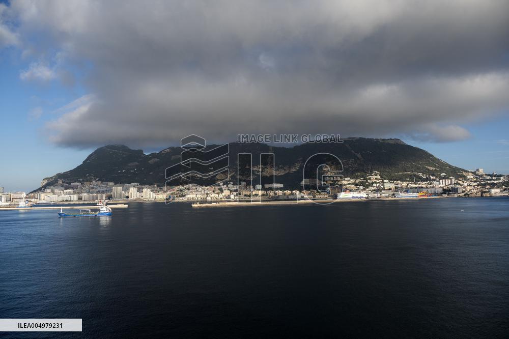 Gibraltar From a Cruise Ship