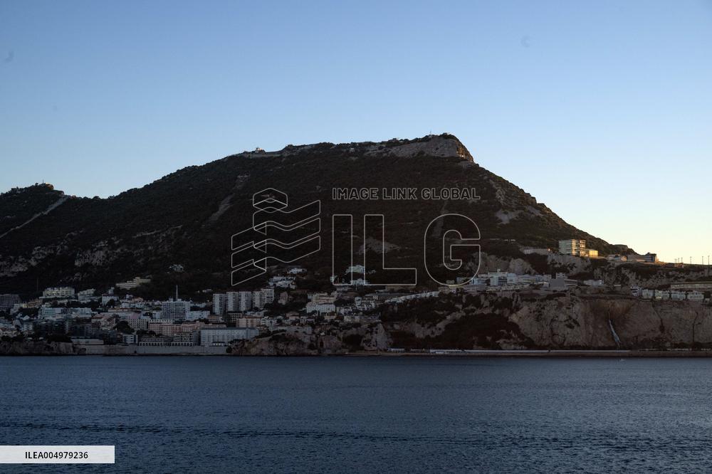 Gibraltar From a Cruise Ship