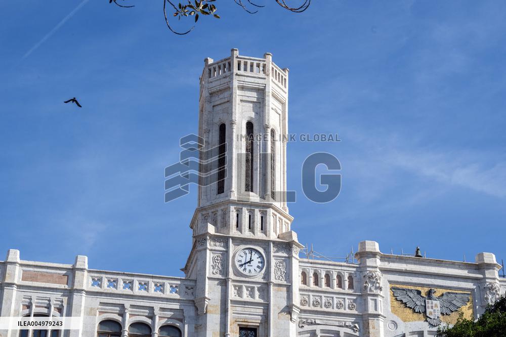 Port of Cagliari in Sardinia, Italy