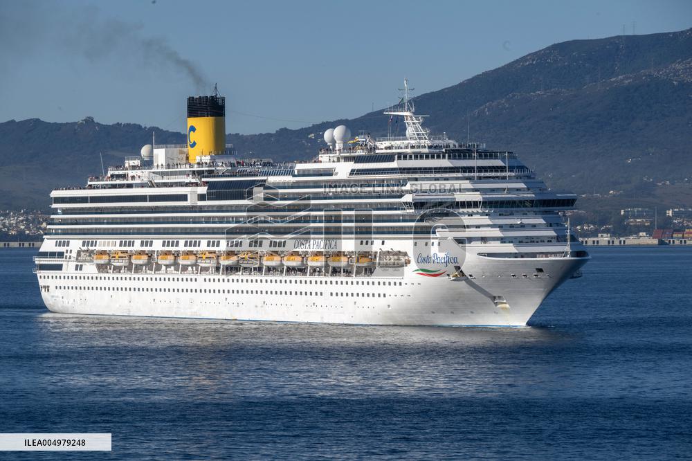 Gibraltar From a Cruise Ship