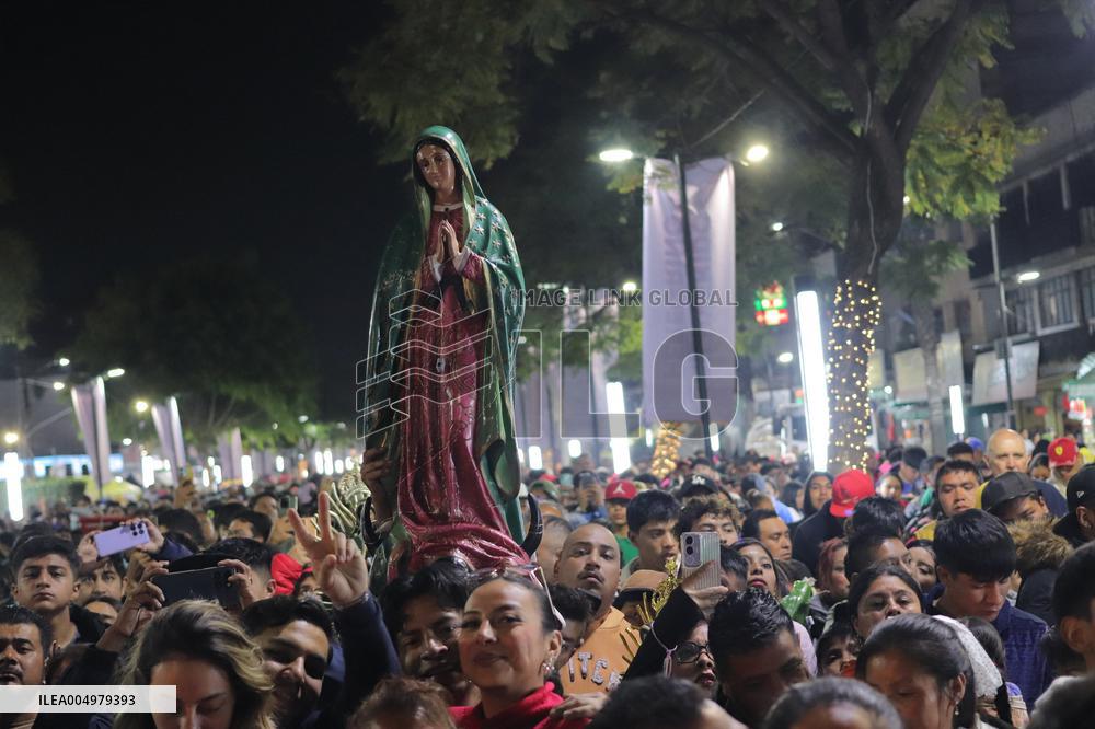 Annual Celebration of the Day of the Virgin of Guadalupe - Mexico