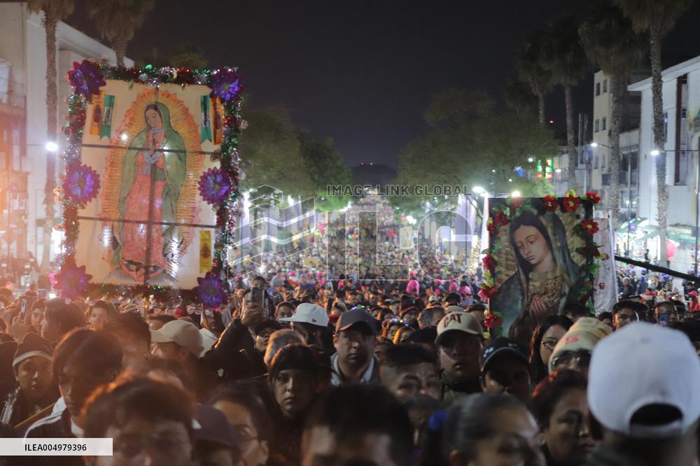 Annual Celebration of the Day of the Virgin of Guadalupe - Mexico