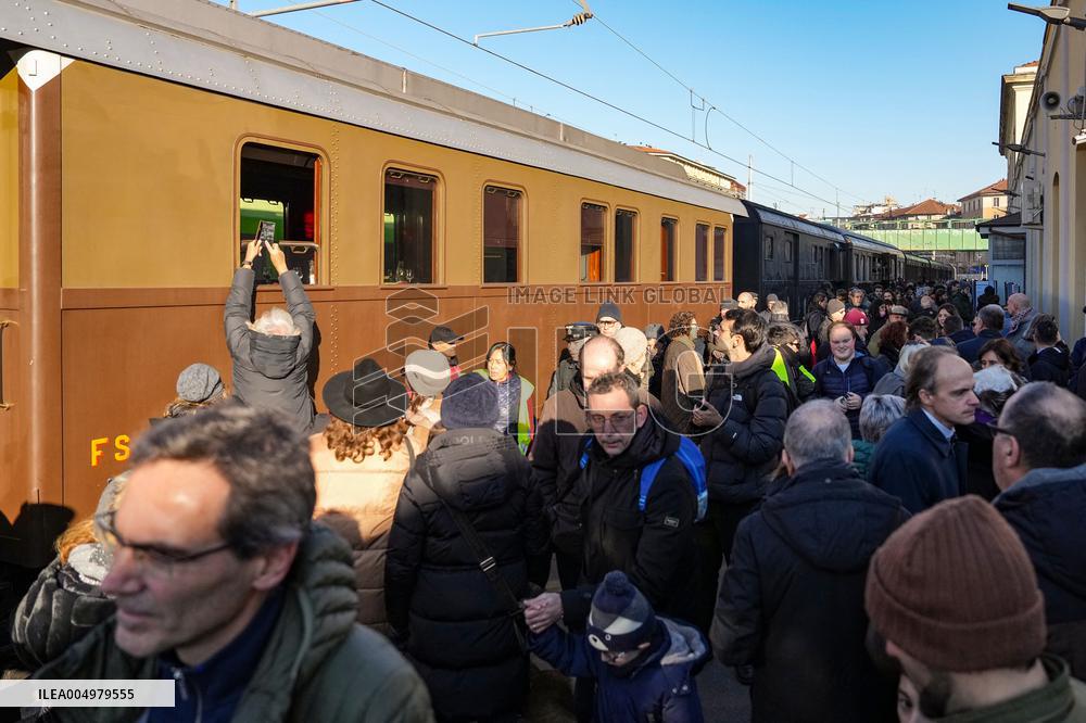 Last Farewell To Milan Steam Train - Italy