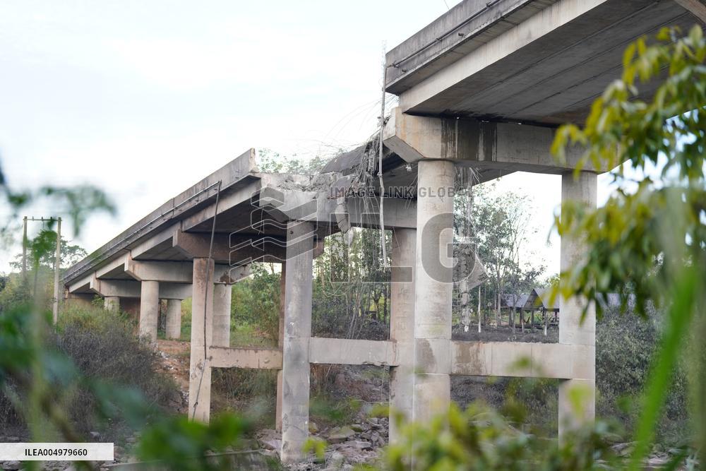 Aftermath Of Thai Airstrikes In Pursat province - Cambodia