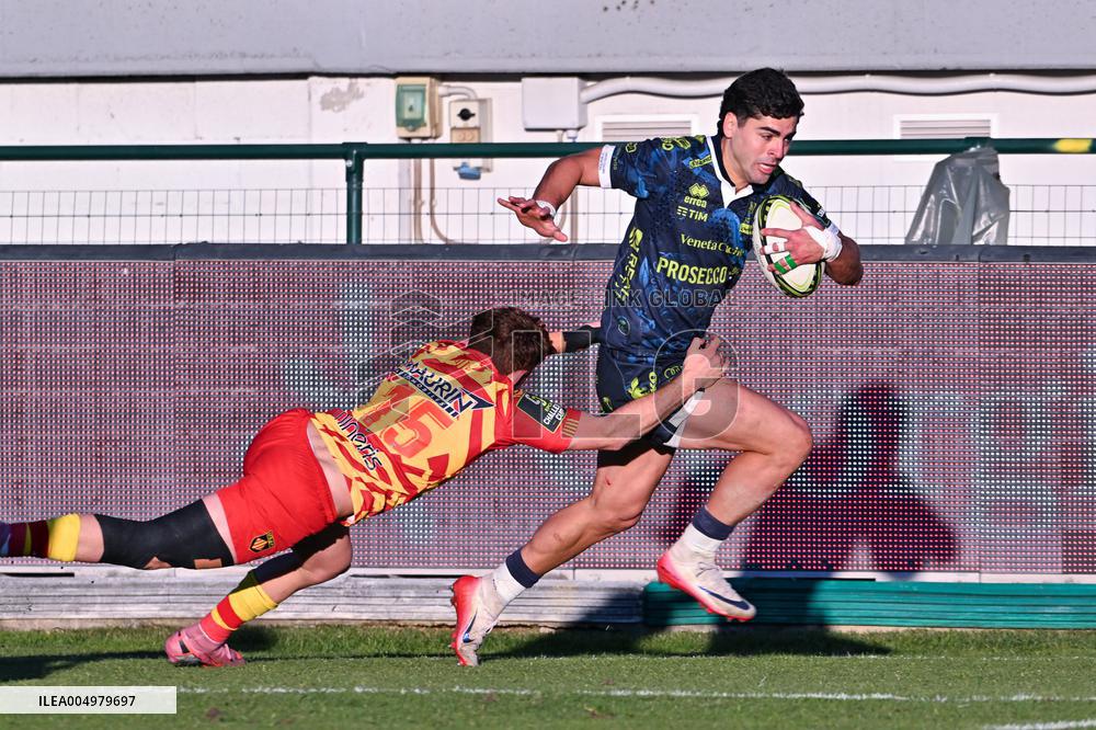 RUGBY - Challenge Cup - Benetton Rugby vs Usap Perpignan