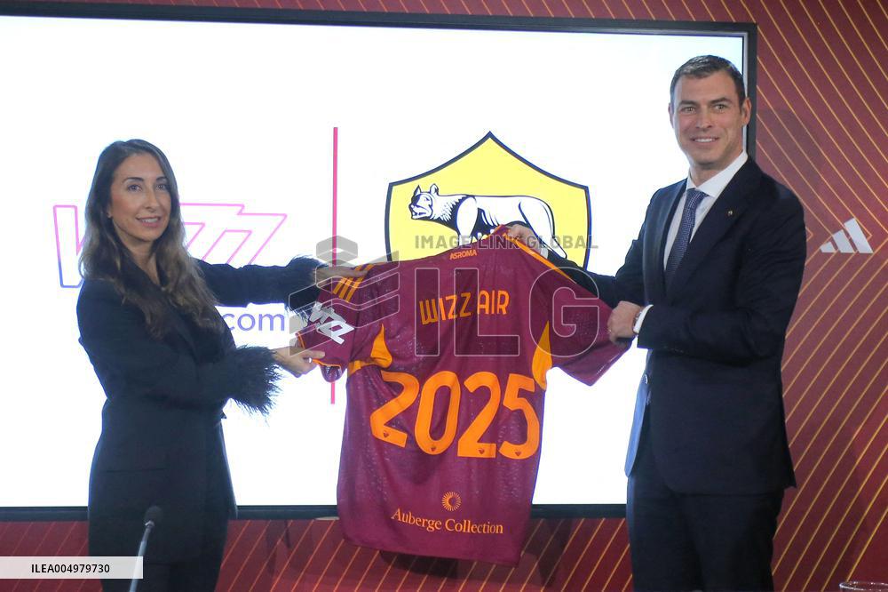 CALCIO - Altro - Presentation of the new sponsor of AS Roma