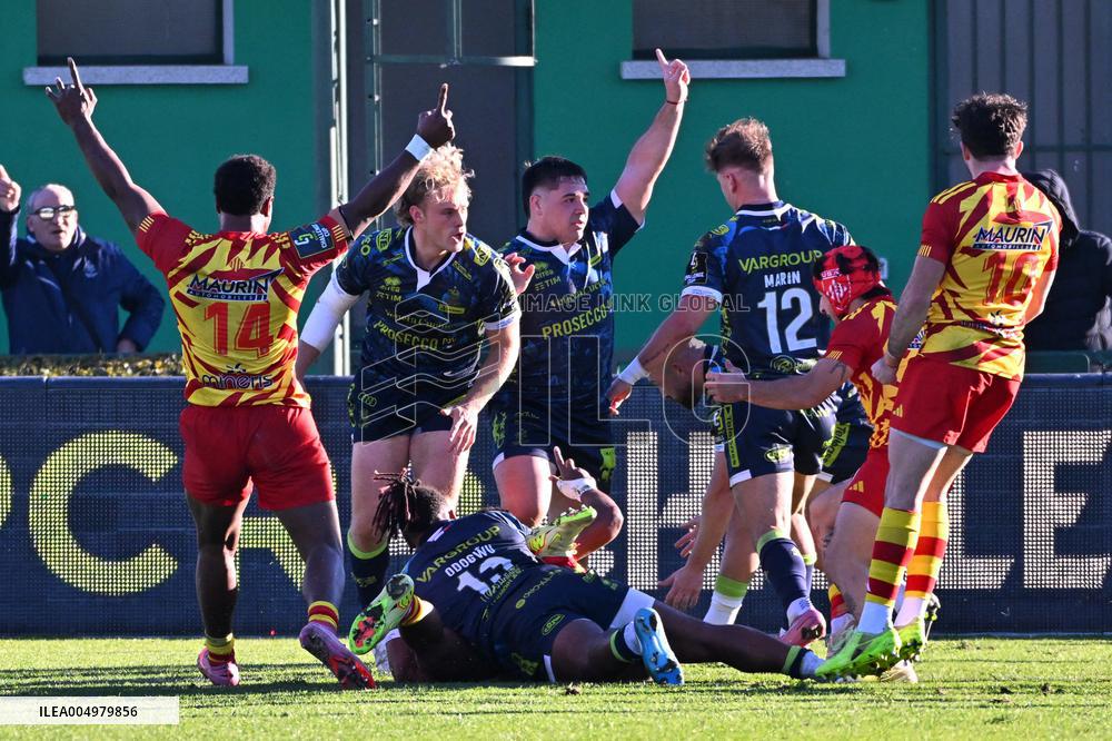RUGBY - Challenge Cup - Benetton Rugby vs Usap Perpignan