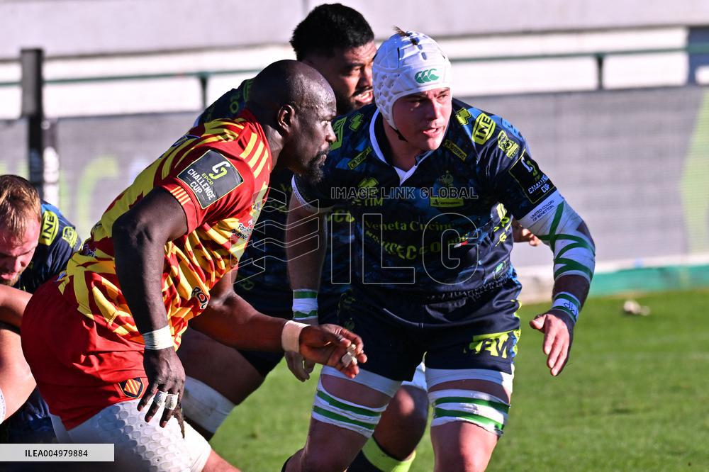 RUGBY - Challenge Cup - Benetton Rugby vs Usap Perpignan