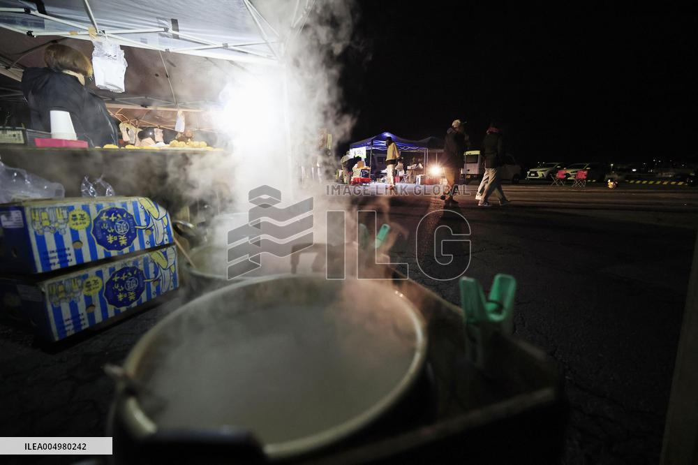 Aftermath of powerful earthquake in Aomori Pref.