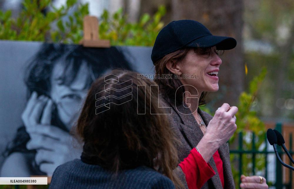 Inauguration of The Jane Birkin Footbridge - Paris