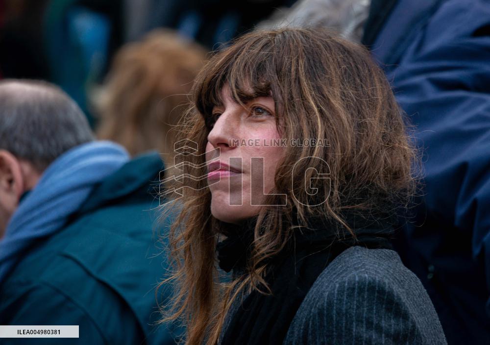 Inauguration of The Jane Birkin Footbridge - Paris