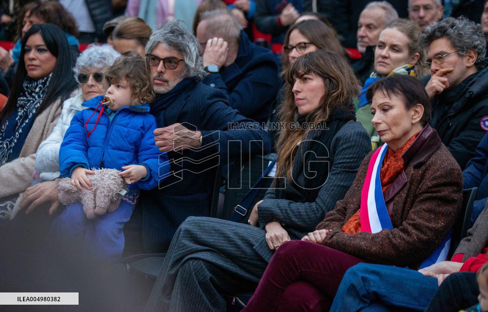 Inauguration of The Jane Birkin Footbridge - Paris