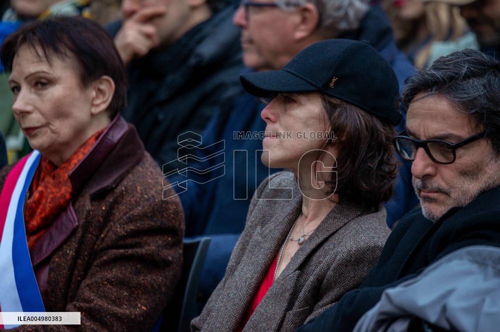 Inauguration of The Jane Birkin Footbridge - Paris