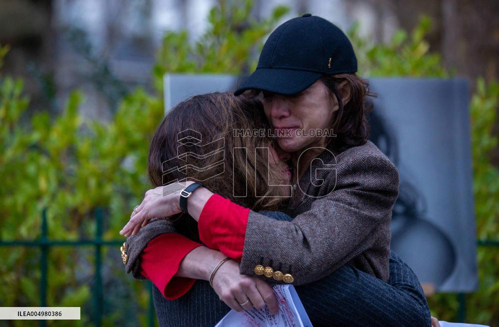 Inauguration of The Jane Birkin Footbridge - Paris