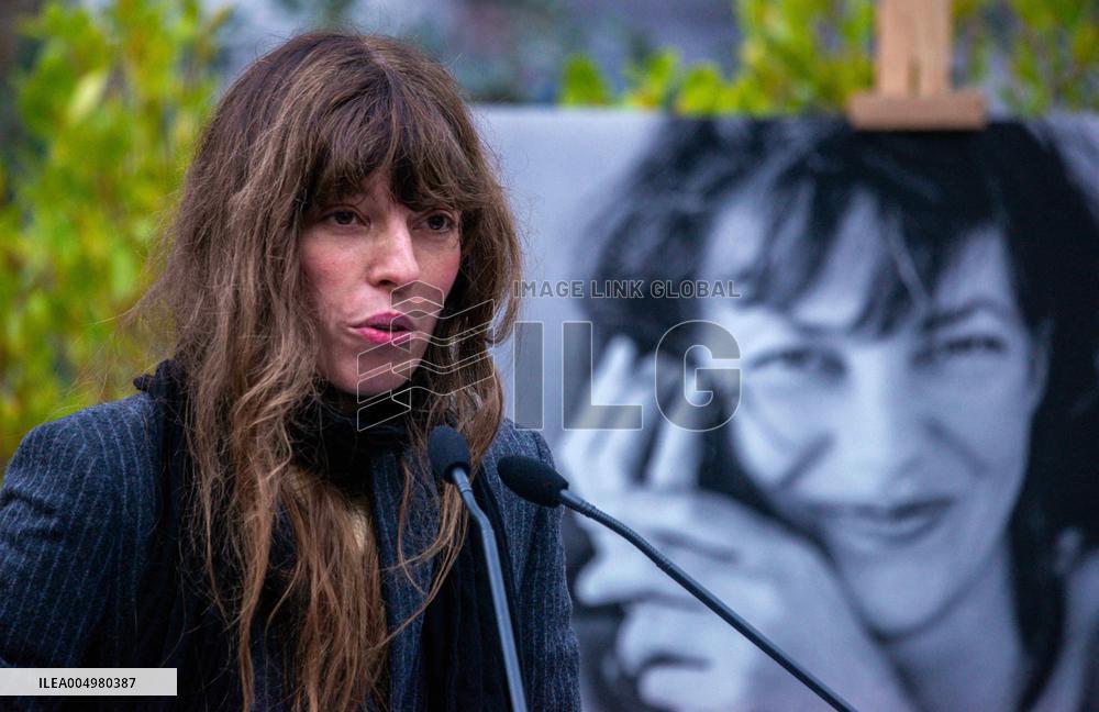 Inauguration of The Jane Birkin Footbridge - Paris