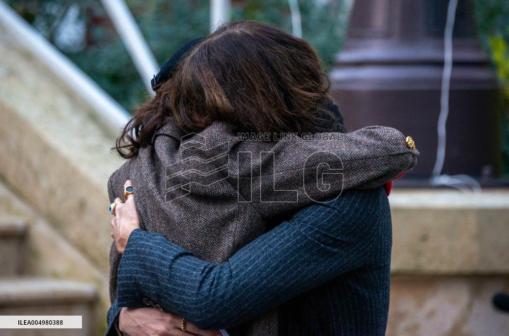 Inauguration of The Jane Birkin Footbridge - Paris