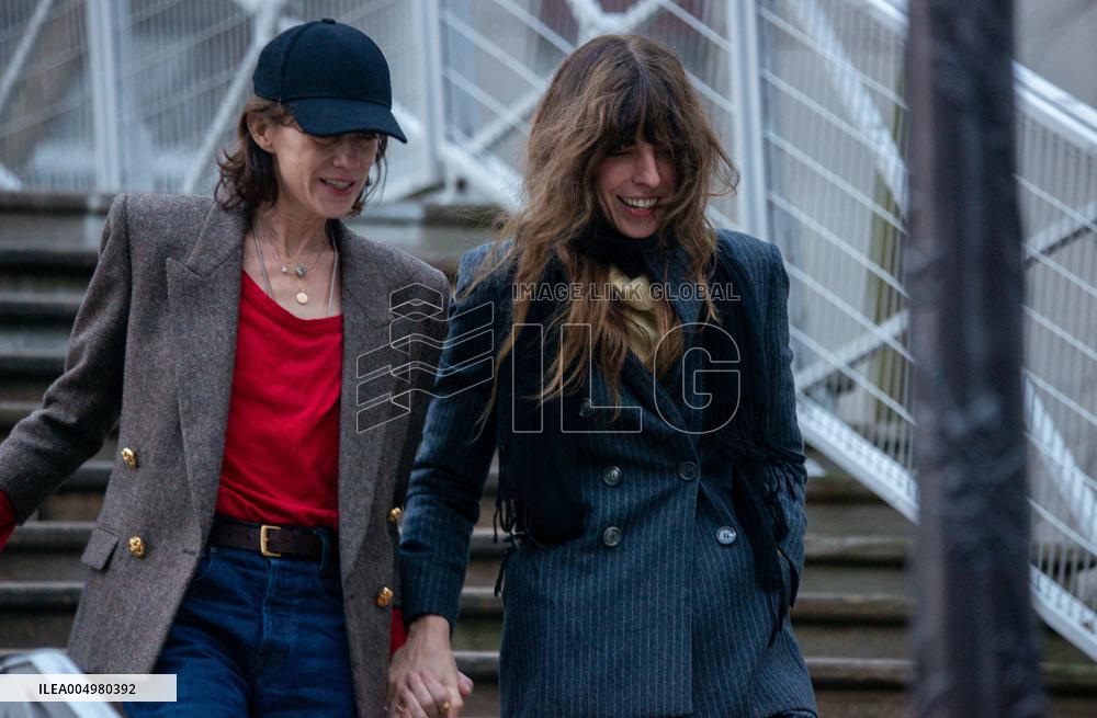 Inauguration of The Jane Birkin Footbridge - Paris
