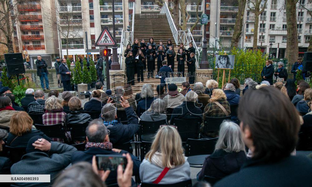 Inauguration of The Jane Birkin Footbridge - Paris