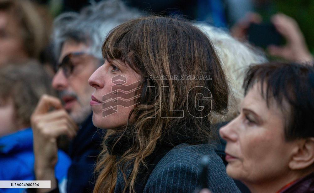 Inauguration of The Jane Birkin Footbridge - Paris