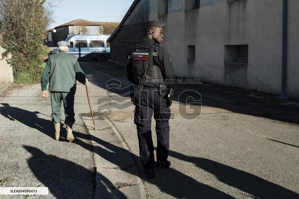 Farmers Protest Against Government's Health Policy on CND - France