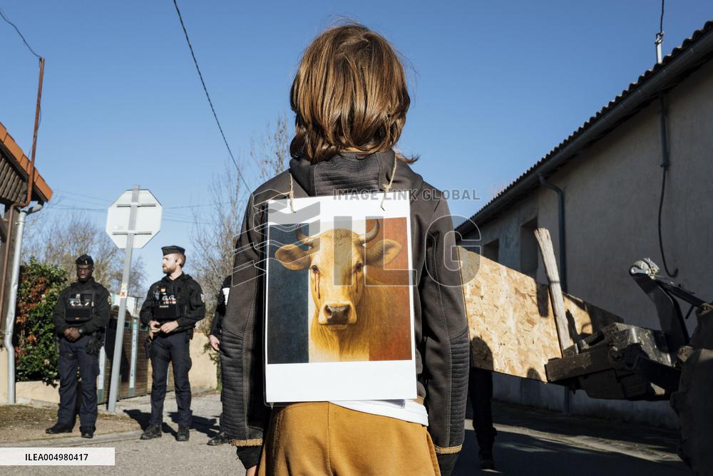 Farmers Protest Against Government's Health Policy on CND - France