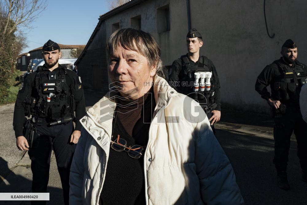 Farmers Protest Against Government's Health Policy on CND - France