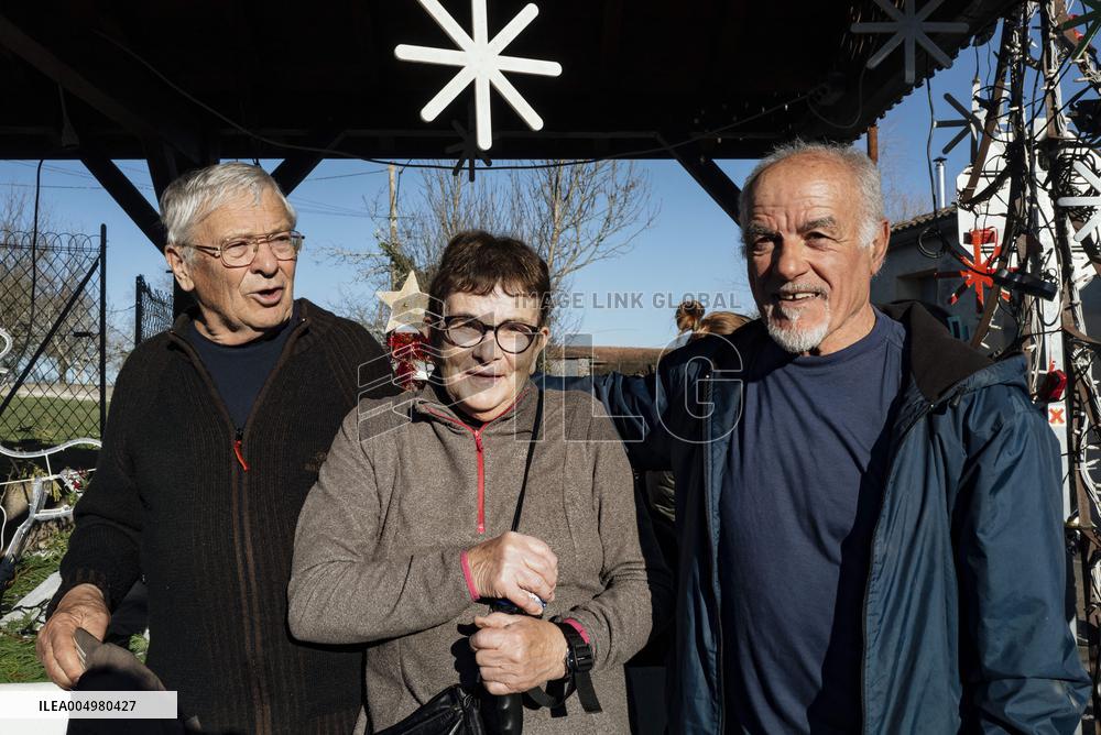 Farmers Protest Against Government's Health Policy on CND - France