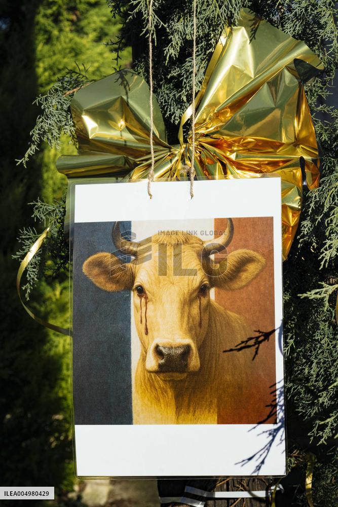 Farmers Protest Against Government's Health Policy on CND - France