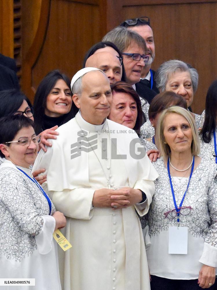 Pope Leo XIV At Audience With Jubilee of Italian Diplomacy Participants - Vatican