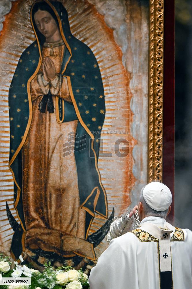 Pope Leo XIV Presides Mass For Feast of Our Lady of Guadalupe - Vatican