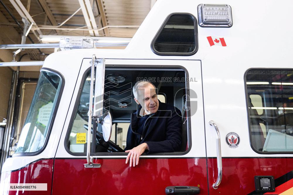 PM Mark Carney Visits Fire Station - Ottawa