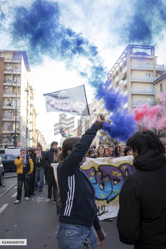 Student Protest - Milan
