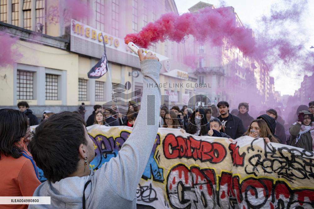 Student Protest - Milan