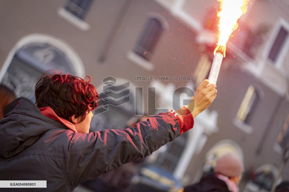 Student Protest - Milan