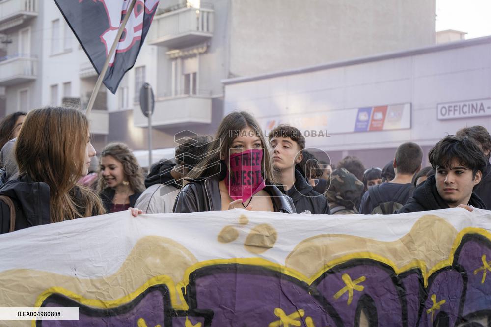 Student Protest - Milan