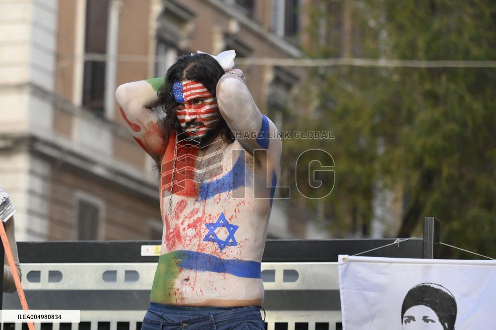 Pro-Palestine Demonstration - Rome