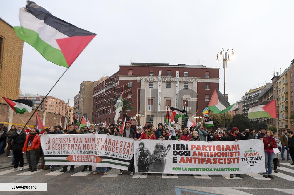 Pro-Palestine Demonstration - Rome