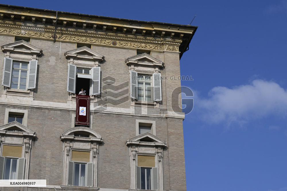 Pope Leo XIV Leads Angelus Prayer - Vatican