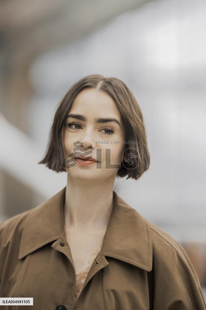 Lily Collins portrait  - Paris