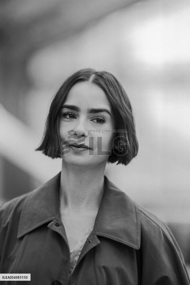Lily Collins portrait  - Paris